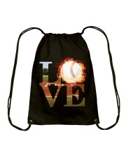 Baseball Love Shirt Drawstring Bag tile