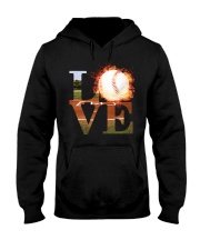 Baseball Love Shirt Hooded Sweatshirt tile