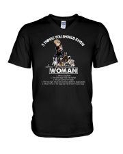 5 Things You Should Know About This Woman Shirt V-Neck T-Shirt tile