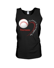 I'll Always Be His Biggest Fan Customized Baseball Shirt SUR Unisex Tank tile