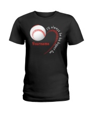 I'll Always Be His Biggest Fan Customized Baseball Shirt SUR Ladies T-Shirt tile