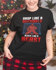 Drop Like A Buterfly Block Like A Beast Shirt SUR Classic T-Shirt custom-t-shirts-classic-lifestyle-front-322