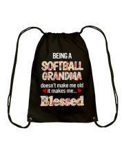 Being A Softball Grandma Makes Me Blessed Shirt SUR Drawstring Bag tile