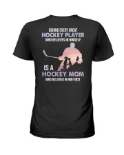 Behind Every Great Hockey Player Is Hockey Mom Shirt SUR Ladies T-Shirt tile