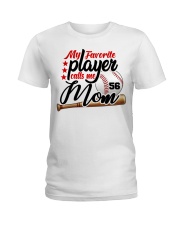 My Favorite Player Calls Me Mom Customized Shirt SUR Ladies T-Shirt tile