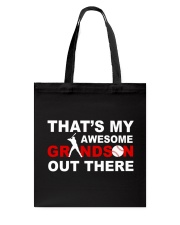 That's My Awesome Grandson Out There Shirt SUR Tote Bag tile