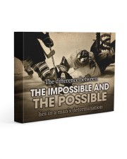 The Difference Between The Impossible And The Possible Hockey Home Decor Gallery Wrapped Canvas Prints tile