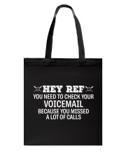 Hey Ref Baseball Shirt Tote Bag tile