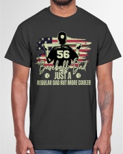 Baseball Dad Just A Regular Dad But More Cooler Customized Shirt SUR Classic T-Shirt garment-tshirt-unisex-front-03