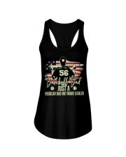 Baseball Dad Just A Regular Dad But More Cooler Customized Shirt SUR Ladies Flowy Tank tile
