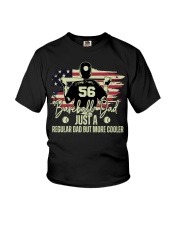 Baseball Dad Just A Regular Dad But More Cooler Customized Shirt SUR Youth T-Shirt tile