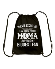 I Am Just A Proud Moma And My Son's Biggest Fan Shirt SUR Drawstring Bag tile