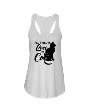All I Need Is Love And A Cat Shirt SUR Ladies Flowy Tank tile