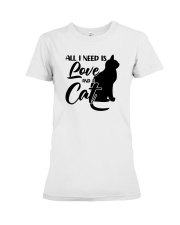 All I Need Is Love And A Cat Shirt SUR Premium Fit Ladies Tee tile