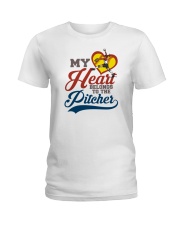 My Heart Belong To The Pitcher Shirt SUR Ladies T-Shirt tile