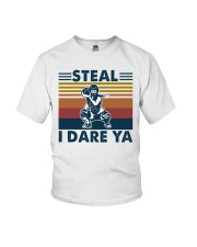 Steal I Dare Ya Softball Shirt Youth T-Shirt tile