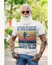 When My Grandson Is Pitching Lefty Version Shirt SUR Classic T-Shirt apparel-premium-fit-men-tee-lifestyle-front-81