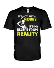 It's Not Just A Hobby It's My Escape From Reality Shirt SUR V-Neck T-Shirt tile
