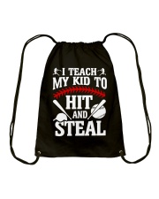 I Teach My Kid To Hit And Steal Shirt Ver03 Drawstring Bag tile