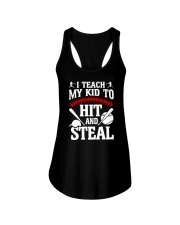 I Teach My Kid To Hit And Steal Shirt Ver03 Ladies Flowy Tank tile