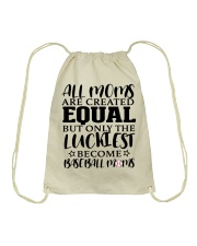 The Luckiest Become Baseball Moms Shirt SUR Drawstring Bag tile