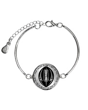 Your talent is God's gift to you Football Nhg07 Metallic Circle Bracelet thumbnail