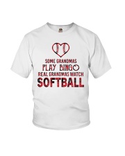Real Grandmas Watch Softball Shirt Nhg07 Youth T-Shirt tile