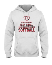 Real Grandmas Watch Softball Shirt Nhg07 Hooded Sweatshirt tile
