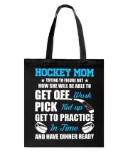 Hockey Mom Trying To Figure Out Shirt SUR Tote Bag tile