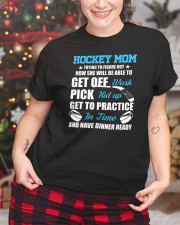 Hockey Mom Trying To Figure Out Shirt SUR Classic T-Shirt custom-t-shirts-classic-lifestyle-front-322