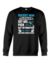 Hockey Mom Trying To Figure Out Shirt SUR Crewneck Sweatshirt tile