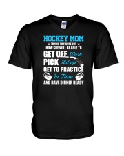 Hockey Mom Trying To Figure Out Shirt SUR V-Neck T-Shirt tile