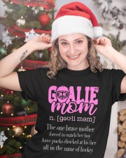 Goalie Mom Definition Shirt SUR Classic T-Shirt custom-t-shirts-classic-lifestyle-front-331