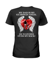 My Dad Is My Guardian Angel He Watches Over My Back Shirt Ladies T-Shirt tile