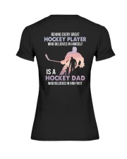 Behind Every Great Hockey Player Is A Hockey Dad Shirt SUR Premium Fit Ladies Tee tile