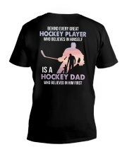 Behind Every Great Hockey Player Is A Hockey Dad Shirt SUR V-Neck T-Shirt tile