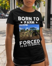 Born To Farm Forced To Go To School Shirt SUR Classic T-Shirt apparel-classic-tshirt-lifestyle-front-237
