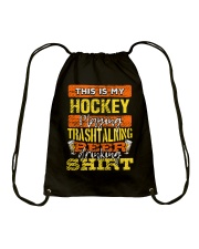 This Is My Hockey Playing Trash Talking Beer Drinking Shirt SUR Drawstring Bag tile