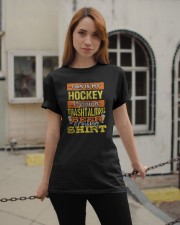This Is My Hockey Playing Trash Talking Beer Drinking Shirt SUR Classic T-Shirt apparel-classic-tshirt-lifestyle-19
