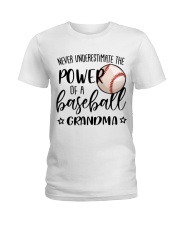 Baseball Underestimate Grandma SUR Ladies T-Shirt tile