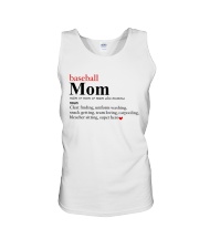 Baseball Mom Definition Shirt SUR Unisex Tank tile