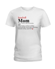 Baseball Mom Definition Shirt SUR Ladies T-Shirt tile