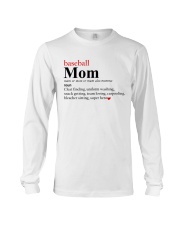 Baseball Mom Definition Shirt SUR Long Sleeve Tee tile