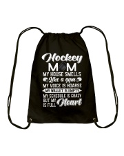 Hockey Mom My Heart Is Full Shirt SUR Drawstring Bag tile