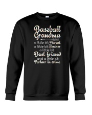 Baseball Grandma Parent - Teacher - Best Friend - Partner In Crime Shirt SUR Crewneck Sweatshirt tile