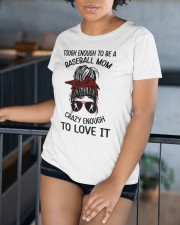 Touch Enough To Be A Baseball Mom Shirt Classic T-Shirt apparel-classic-tshirt-lifestyle-front-260