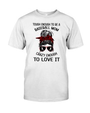 Touch Enough To Be A Baseball Mom Shirt Premium Fit Mens Tee tile