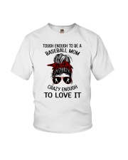 Touch Enough To Be A Baseball Mom Shirt Youth T-Shirt tile