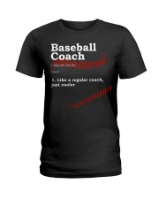 Baseball Coach SUR Ladies T-Shirt tile