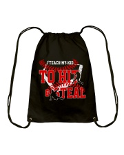 I Teach My Kid To Hit And Steal Shirt SUR2 Drawstring Bag tile